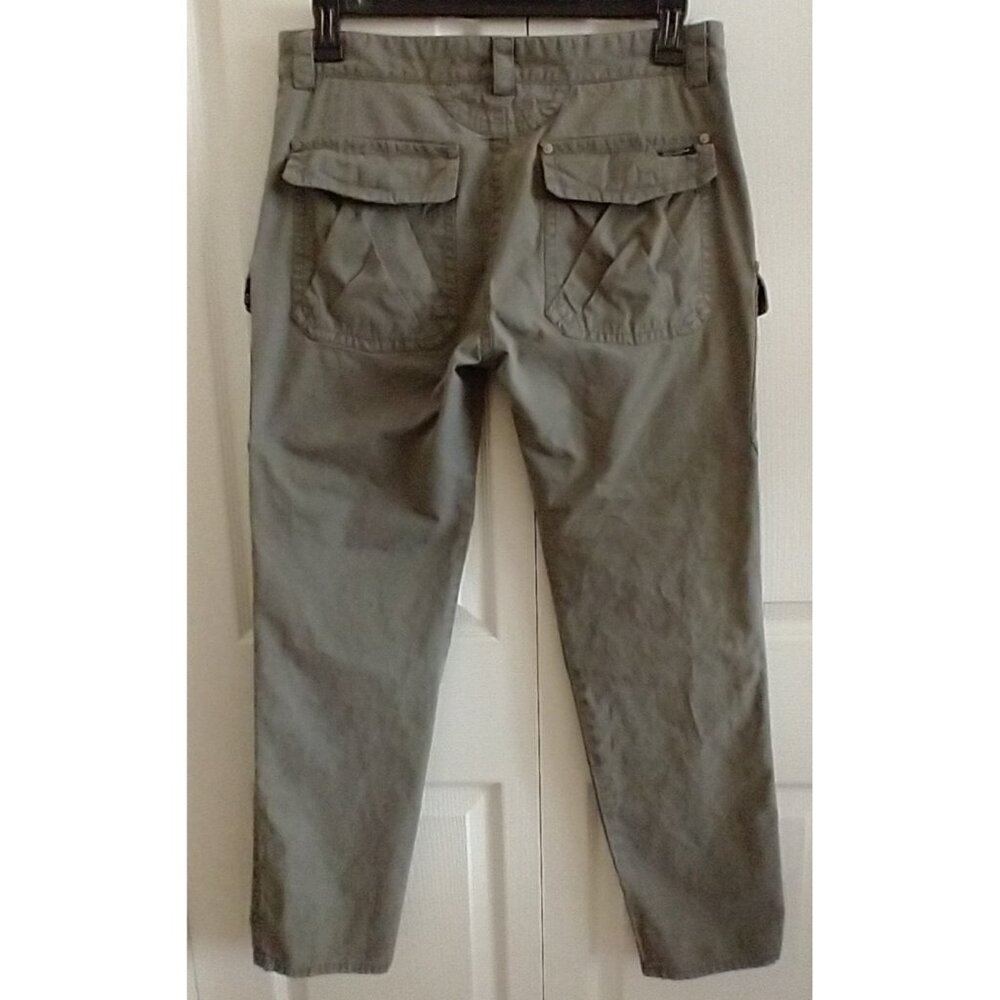 Miss Me Women’s Cargo Pants CP1242 Olive Tapered Leg 7-Pocket Mid-Rise - 34x30 - Picture 4 of 9